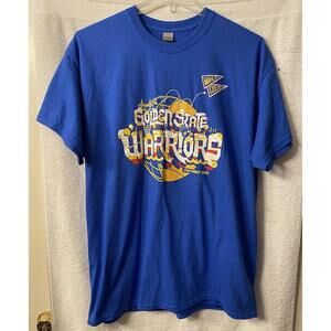 Men Women Gilden Gs Warriors T-Shirt Blue Yellow